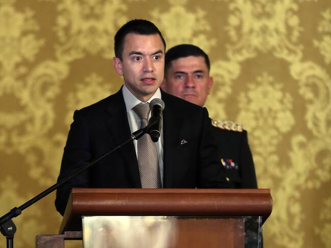 Daniel Noboa, presidente de Ecuador. Foto: EFE.