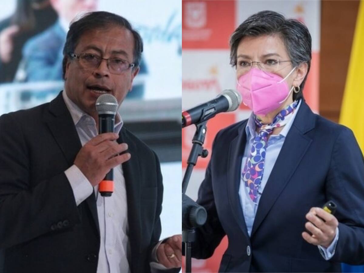 Gustavo Petro y Claudia López: amor en tiempo electoral