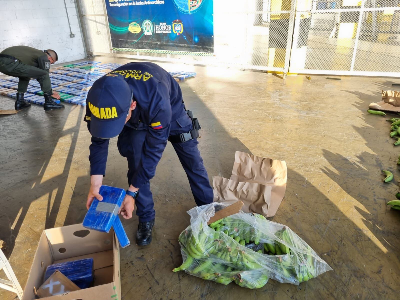 Armada incautó cargamento de cocaína que iba para Europa. Foto: Cortesía Armada Nacional.