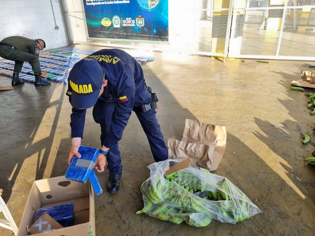 Armada incautó cargamento de cocaína que iba para Europa. Foto: Cortesía Armada Nacional.