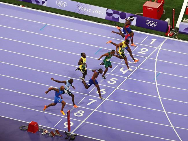 Final 100 metros planos Juegos Olímpicos París 2024 | Foto: GettyImages