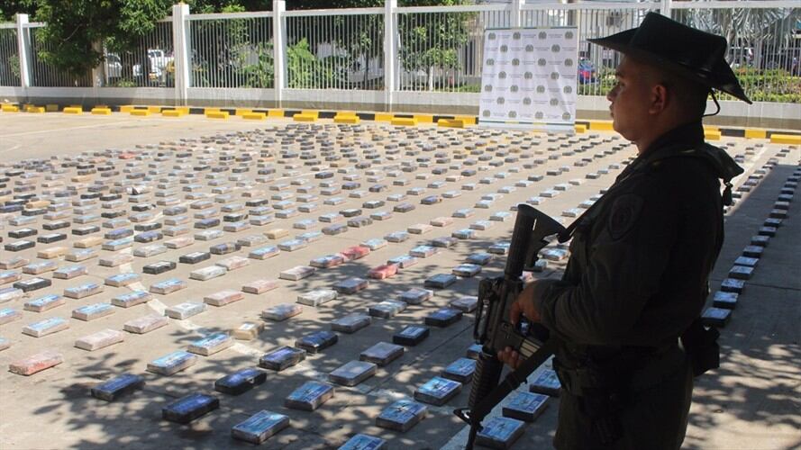 Incautan más de 300 kilos de cocaína en Cartagena. Foto: Cortesía Colprensa