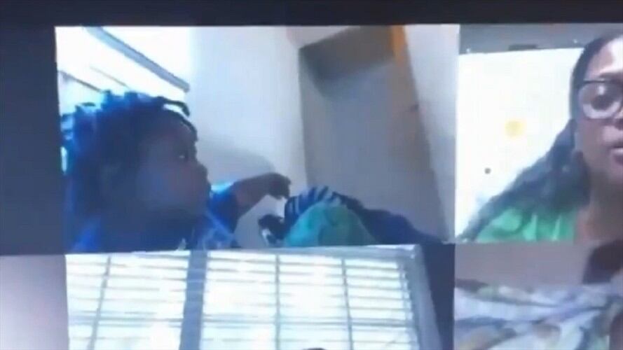 Este es uno de los tantos casos que han sido tendencia de las clases virtuales. Foto: Captura video