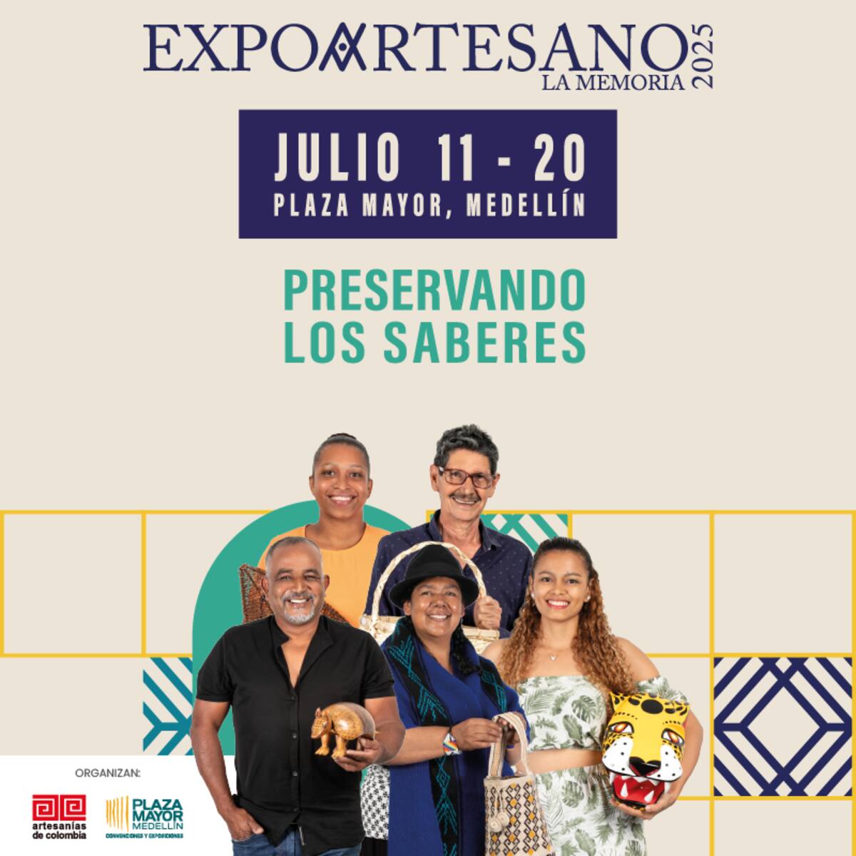 ‘Expoartesano La Memoria’, un evento para conocer los productos artesanos que ofrece Colombia