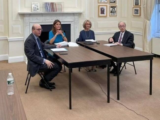 Visita de la vicepresidenta y canciller Marta Lucía Ramírez a Nueva York.. Foto: Vicepresidencia