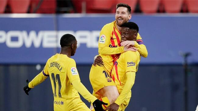 Con dos asistencia de Lionel Messi, Barcelona venció al Osasuna. Foto: David S. Bustamante/Soccrates/Getty Images