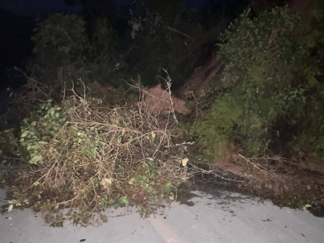 Derrumbes en Nariño. Foto: Cortesía.