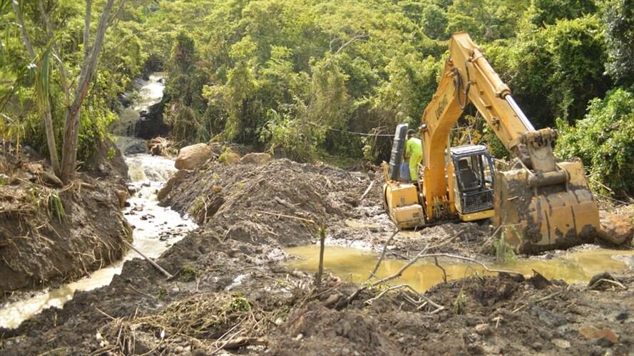 Las lluvias han afectado puesto de salud, la iglesia, el servicio eléctrico e instituciones educativas.. Foto: Alcaldía San José de Pare