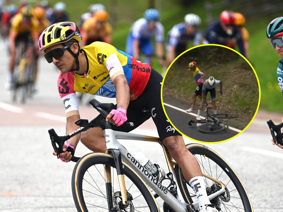 VIDEO: Carapaz abandonó el Tour de Francia tras fuerte caída