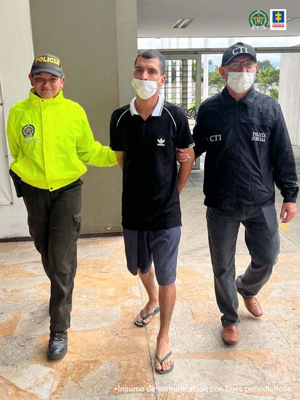 El implicado le habría disparado al funcionario, cuando este se dirigía a su sede de trabajo en la Secretaría de Gobierno municipal. Foto: Fiscalía.