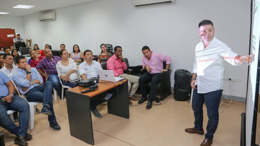 Anuncian cambio en la empresa de servicios públicos de Santa Marta. Foto: Cortesía Alcaldía de Santa Marta