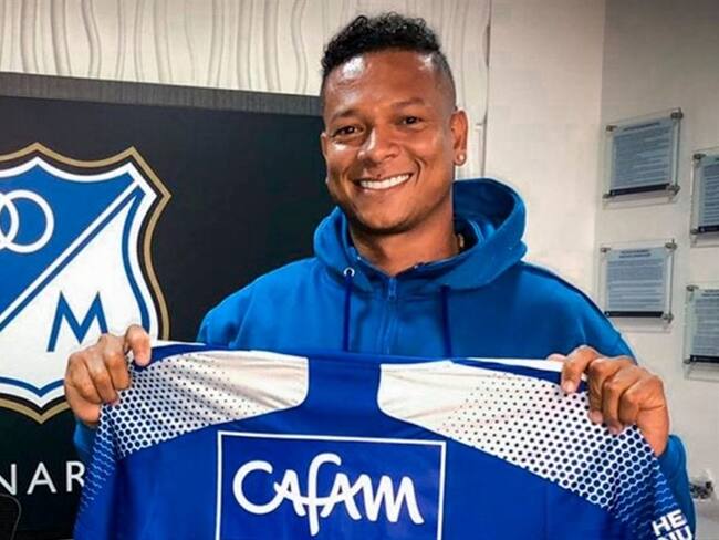 Así fue el primer entrenamiento de Guarín con Millonarios. Foto: Twitter: @MillosFCoficial