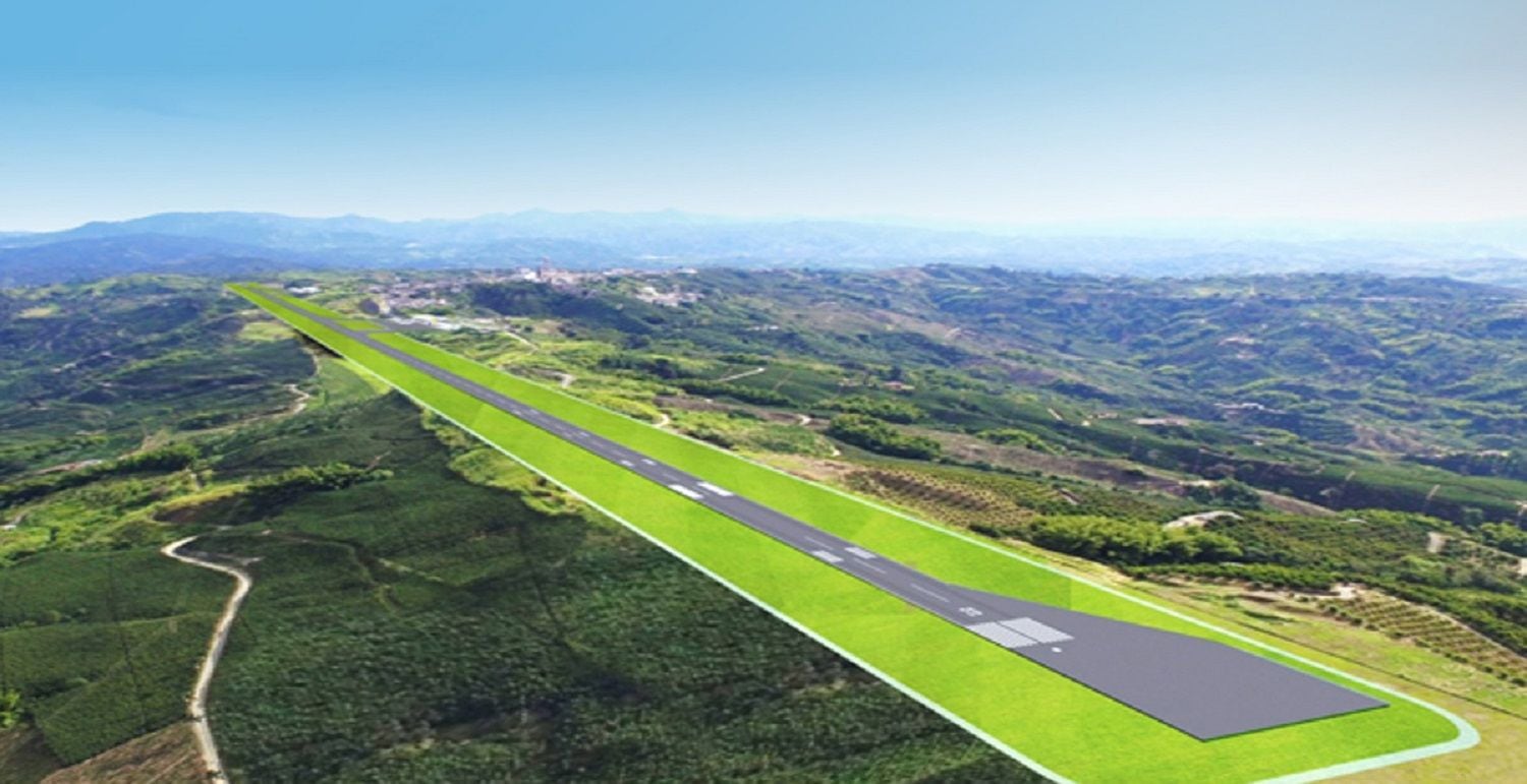 Proyecto del Aeropuerto del Café. Crédito: Gobernación de Caldas