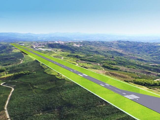 Proyecto del Aeropuerto del Café. Crédito: Gobernación de Caldas