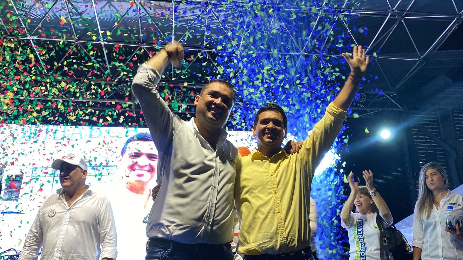 José Fernando Sánchez y Diego Jaimes concretaron alianza para la alcaldía de Floridablanca. Foto: W Radio