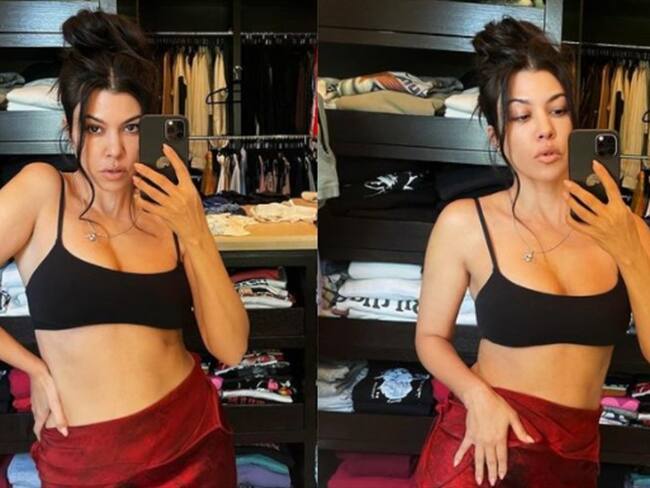 La colombiana detrás del hermoso vestido que lució Kourtney Kardashian