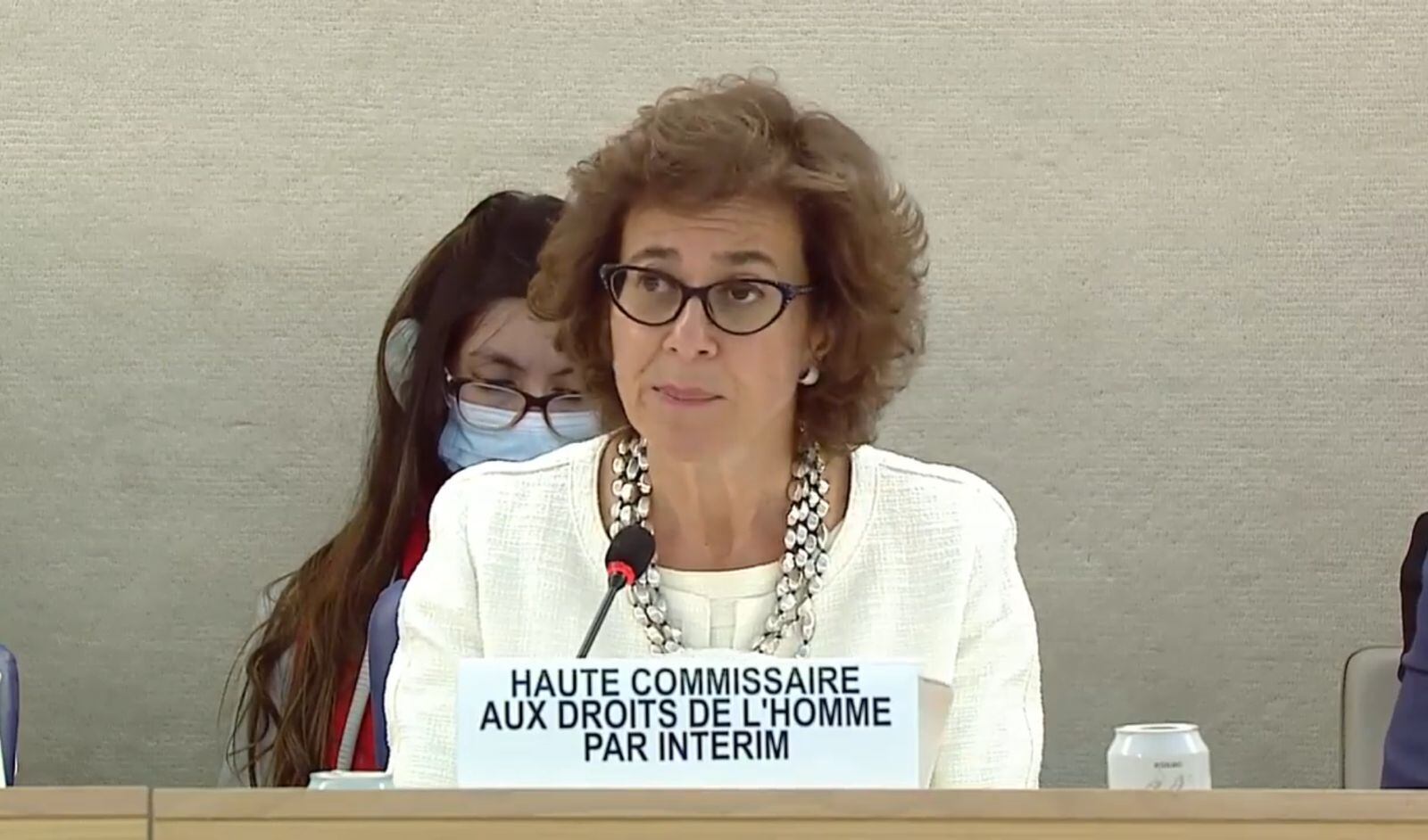 Nadia Al Nashif, alta comisionada (encargada) de la ONU para los derechos humanos. Foto: Proporcionada por Rafael Aristizábal