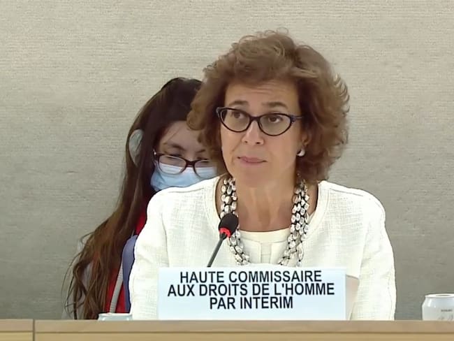 Nadia Al Nashif, alta comisionada (encargada) de la ONU para los derechos humanos. Foto: Proporcionada por Rafael Aristizábal