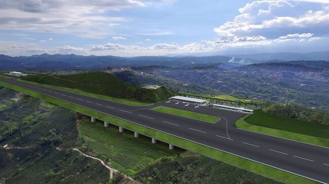 Alerta por retraso en ejecución de obras del Aeropuerto del Café. Foto: Colprensa