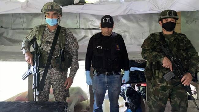 Captura de 17 presuntos integrantes del Grupo Armado Organizado ‘Clan del Golfo’. Foto: Colprensa