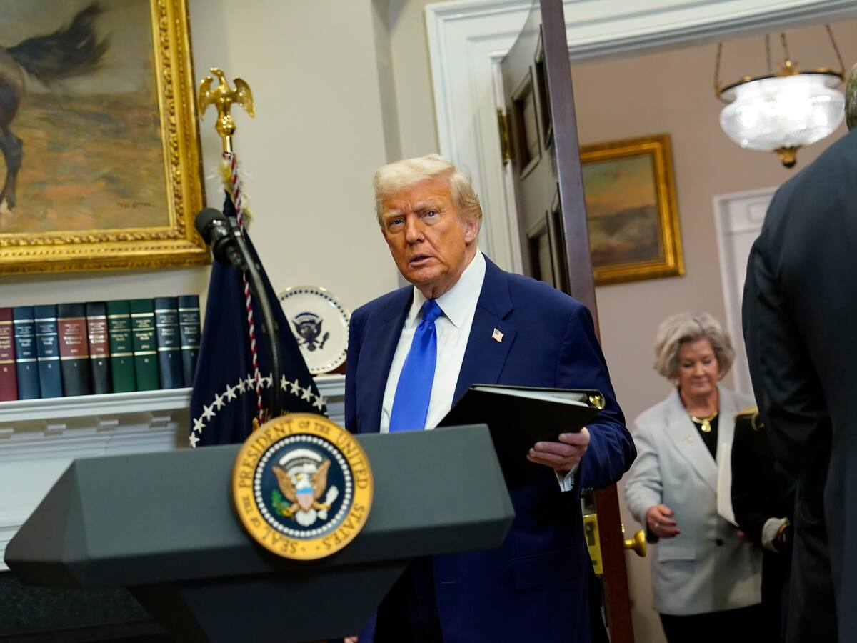 Trump señaló que “se acerca” acuerdo con Irán para que “no puedan tener armas nucleares”