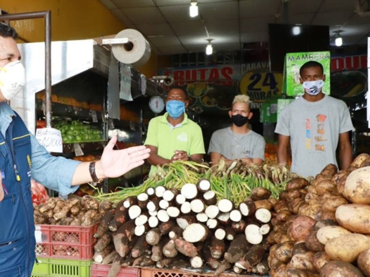 Galería de Santa Elena en Cali declarada en alerta naranja ante presencia de coronavirus