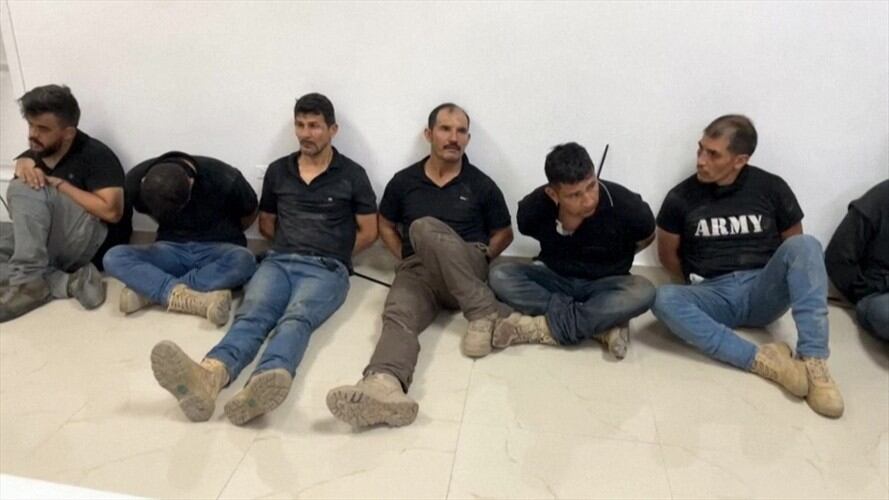 Colombianos detenidos en Haití | Foto: AFP