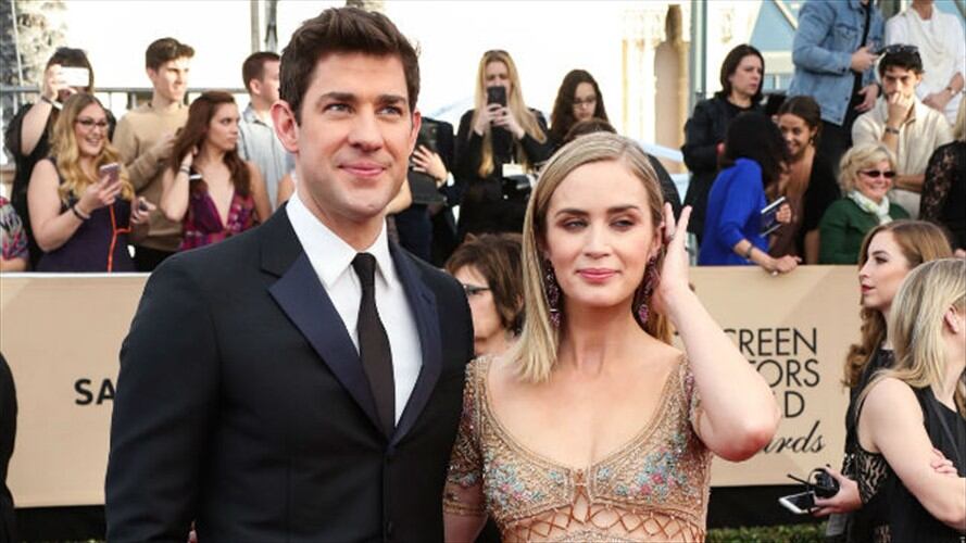 John Krasinski y Emily Blunt se jugaron su matrimonio al trabajar juntos. Foto: Bang Media