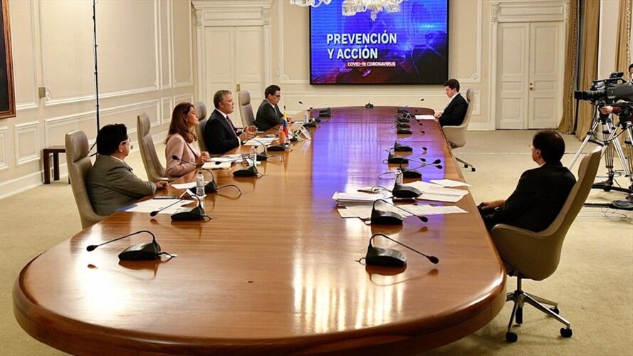 Marta Lucía Ramírez dio un parte de tranquilidad en el especial de televisión Prevención y Acción. Foto: Presidencia de la República