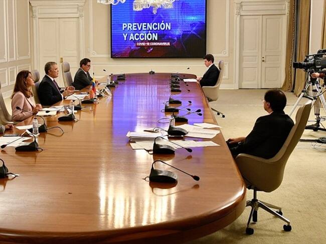 Marta Lucía Ramírez dio un parte de tranquilidad en el especial de televisión Prevención y Acción. Foto: Presidencia de la República