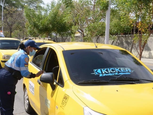 Taxis en Santa Marta / Secretaría de Movilidad 