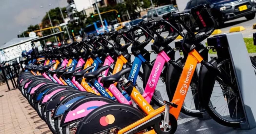 Bicicletas compartidas en Bogotá. Foto: https://bogota.gov.co/