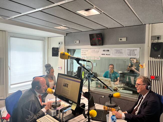 Aurora Vergara y Joan Subirats Humet en La W.