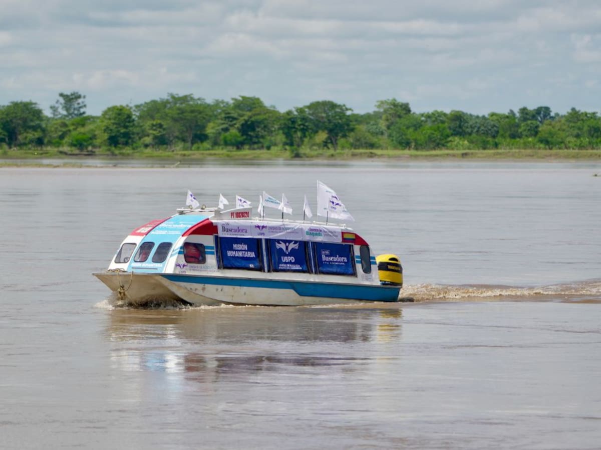 La Unidad de Búsqueda pone en marcha su segunda Ruta Buscadora Fluvial en Colombia