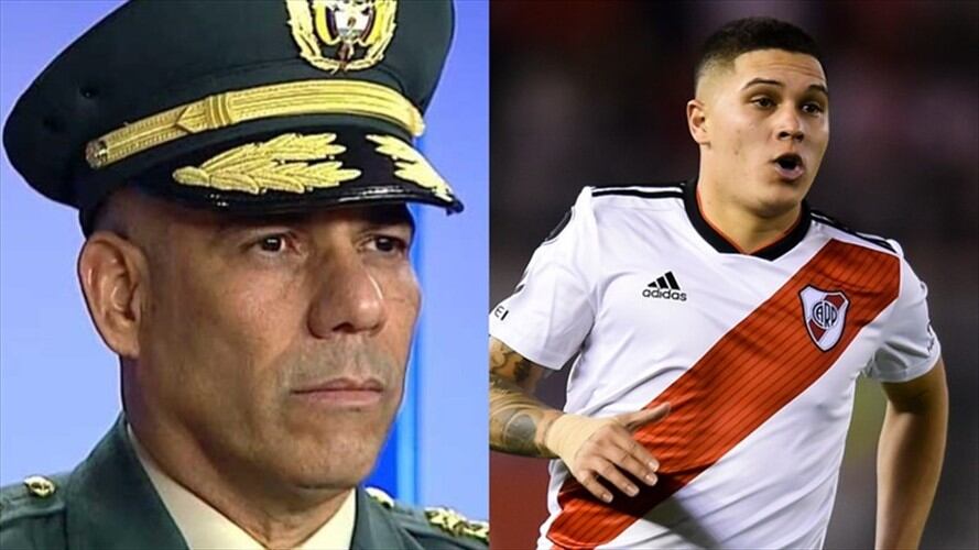 Juan Fernando Quintero habló con el Gral. Zapateiro sobre desaparición de su padre. Foto: Colprensa