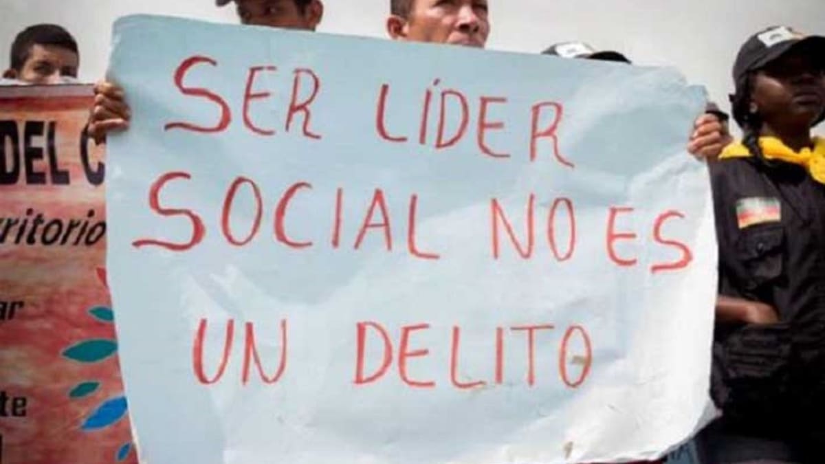 Aumenta a 28 el número de líderes sociales amenazados en Bolívar