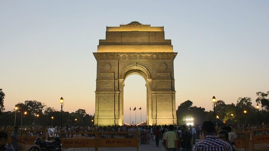Puerta De La India, Nueva Delhi. Foto: Pixabay