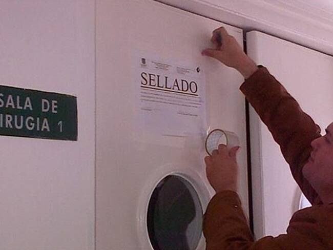 IPS selladas. Foto: Secretaría de Salud.