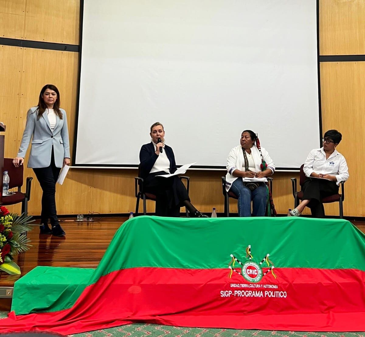 Unicef participó en la presentación del informe anual de Derechos Humanos del Consejo Regional Indígena del Cauca en Popayán. Crédito: Unicef Colombia.