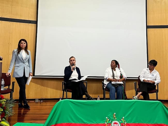 Unicef participó en la presentación del informe anual de Derechos Humanos del Consejo Regional Indígena del Cauca en Popayán. Crédito: Unicef Colombia.