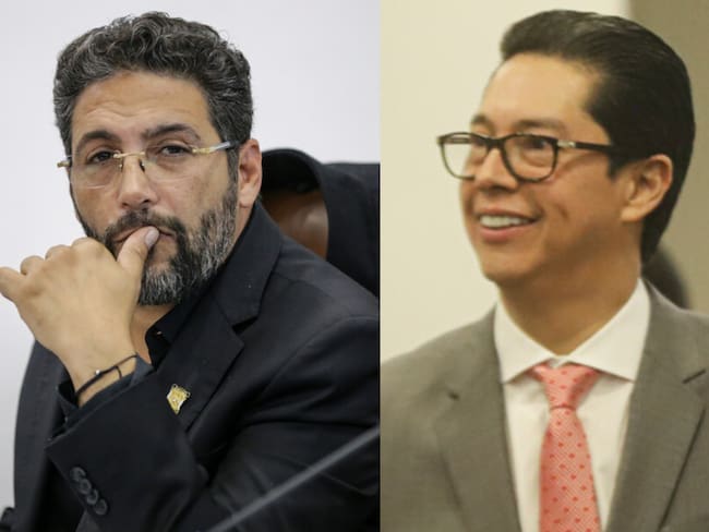 Agmeth Escaf y Pedro Flórez. Foto: Colprensa.