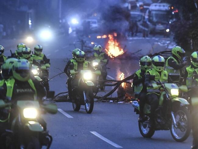 Integrantes de la Policía Nacional. Foto: JOAQUIN SARMIENTO/AFP via Getty Images