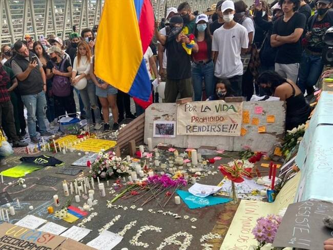 Hermano de Lucas Villa invitó a seguir protestando de forma pacífica. Foto: Cristina Álvarez