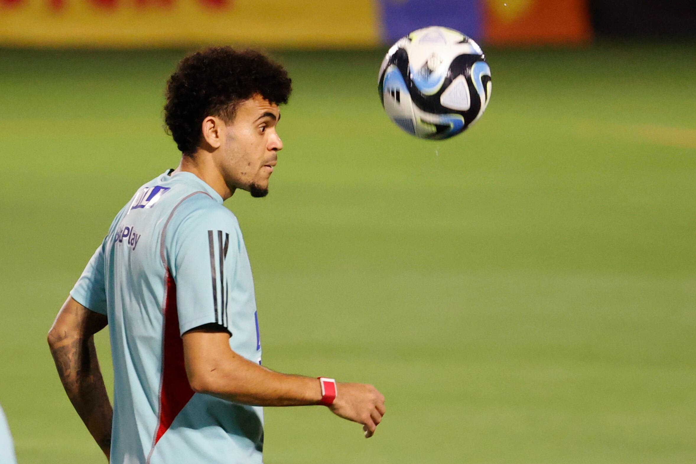 Luis Díaz de la selección Colombia de mayores. Foto: EFE.