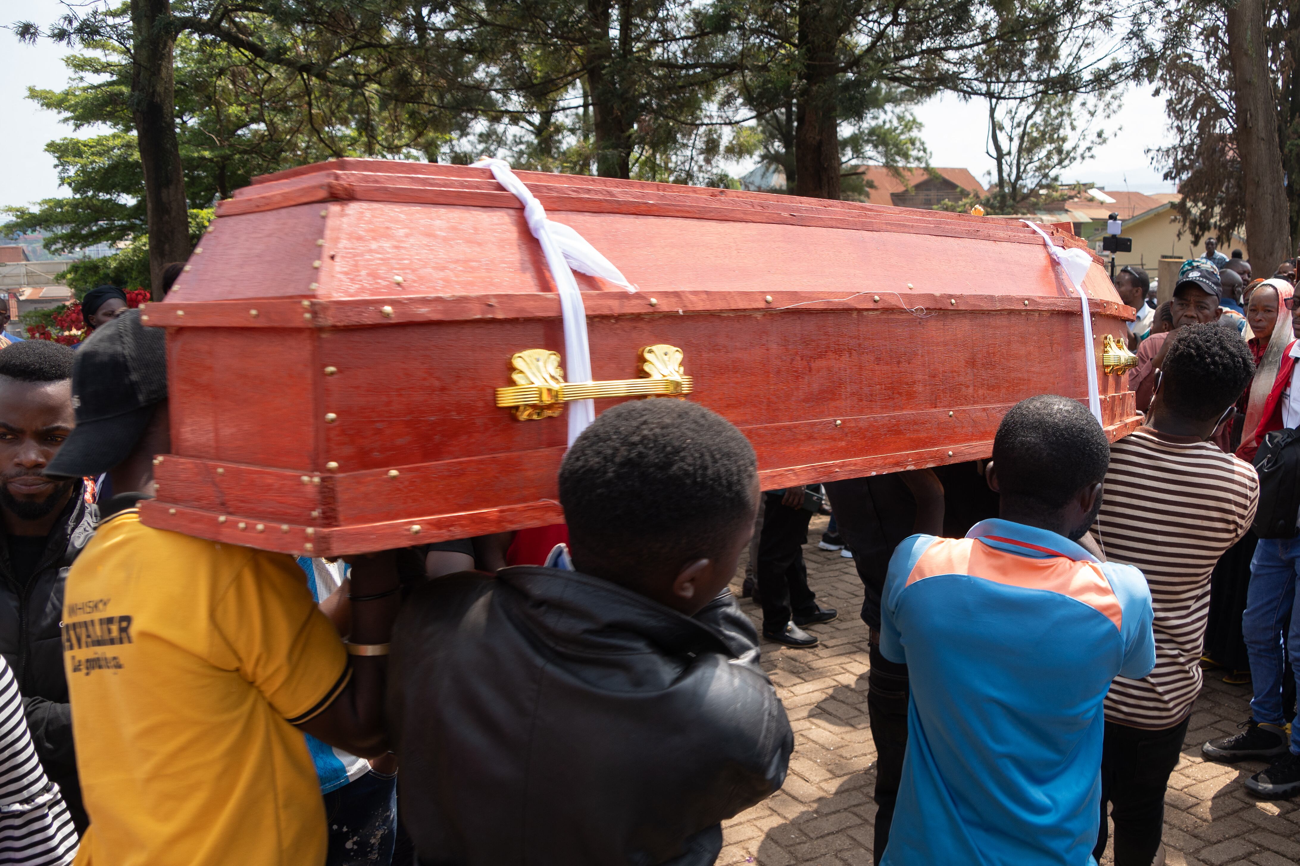 Referencia de muertes por ataques del M23 en RDC. Foto: AMANI ALIMASI/AFP via Getty Images.