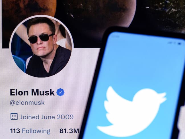 Twitter e Elon Musk. Cortesía: 2022 SOPA Images