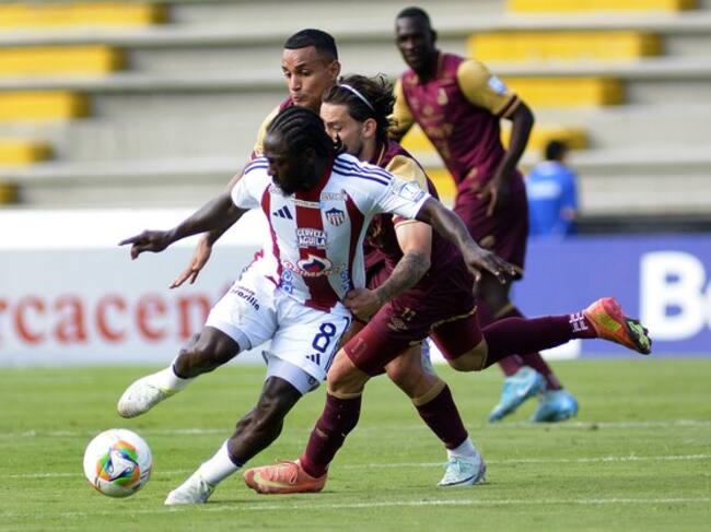 Junior vs. Tolima en la Liga Colombiana 2025. Foto: Colprensa