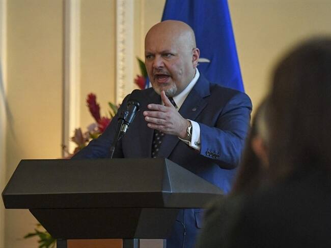 Fiscal de la Corte Penal Internacional, Karim Khan. Foto: JUAN BARRETO/AFP via Getty Images