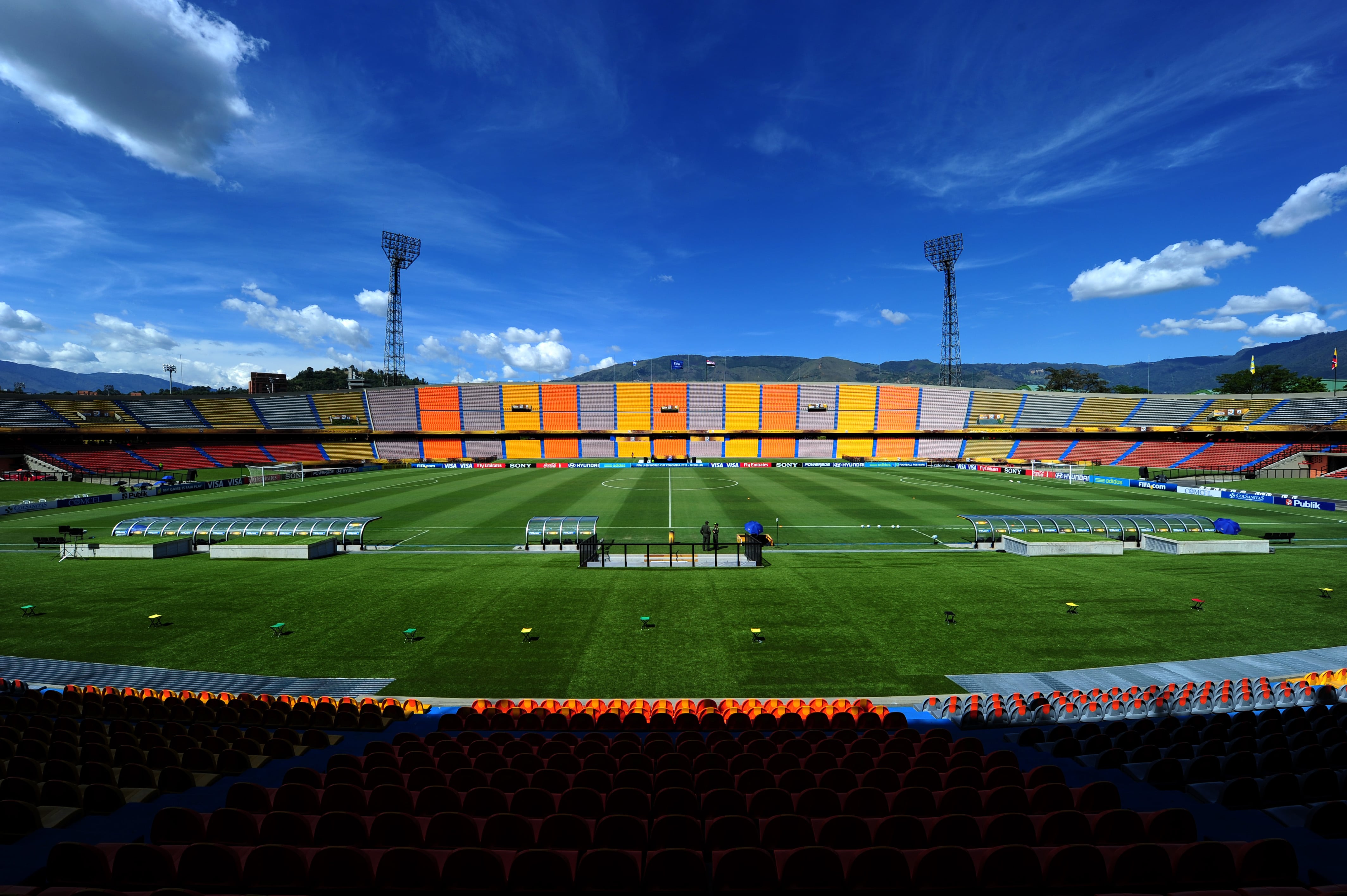Estadio Atanasio Girardot de Medellín. Foto: Getty Images