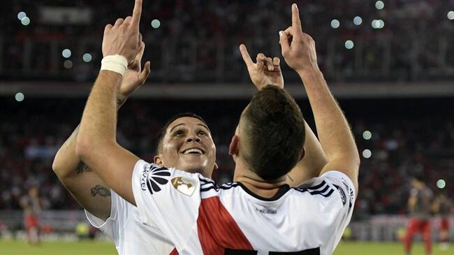 Así, Juan Fernando Quintero se convierte en el jugador con más anotaciones del equipo en lo corrido del año, al completar cuatro en 2019. Foto: Agencia AFP